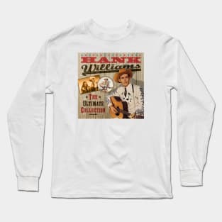 Hank Williams - The Ultimate Country Collection Long Sleeve T-Shirt